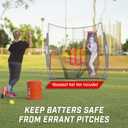 GoSports Baseball & Softball Pitching Kit - Practice Accuracy Training with Strike Zone & XTRAMAN Dummy Batter