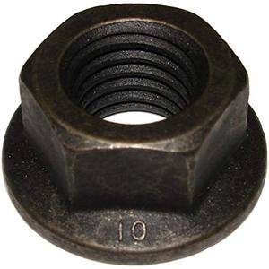 Hard-to-Find Fastener 014973124861 Flange Nuts, 14mm-2.00, Piece-5, Black