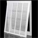 Return Air Filter Grille 16x20,Air Return Vent Cover for 16"W x 20"H Duct Opening,Steel HVAC Vent Covers for Wall and Ceiling,Holds 1" Thick AC Filter