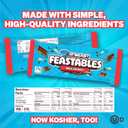 MrBeast Feastables Milk Chocolate Crunch Bar, King Size, 10 Count, Crispy Rice Chocolate Candy, Fairtrade Cocoa, 2.1oz Each