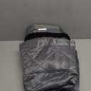 Magnetic Thermal Door Curtain, Insulated Door Curtain, Temporary Door, Door Cover, Durable Upgraded Oxford Cloth & Thicken Cotton Fill, Soundproof and Windproof (Gray, Fits Door Size 34" x 82")