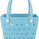 Medium Rubber Tote Beach Bag | Durable Rubber Bag Waterproof Washable Tote Bags