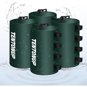 Canopy Water Weight Bags, 220 LBS Heavy Duty Canopy Weights Set of 4, Tent & Gazebo Leg Weights for Pop Up Canopy, Carport, Outdoor Event, Green