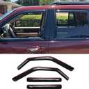 194233 Side Window Visor Deflector Rain Guard,in-Channel Style Shatterproof Dark Smoke,4pc Window Shades fit for 1997-2017 Ford Expedition & 1998-2017 Lincoln Navigator (1997-2017 Expedition(In-Channel))
