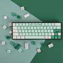 XDA PBT Key Cap, 139keys Dye Sublimation Forest Green Custome Key Cap Set for Cherry/Gatron MX switches 60 Percent/68/61 Gaming Mechanical Keyboard (Forest Green)