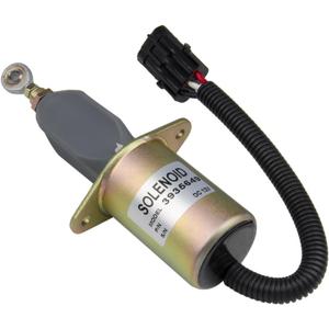 Replacement 12V Only Fuel Shut Off Solenoid 3" For 5.9L or 8.3L Cummins Diesel Engine 3935649