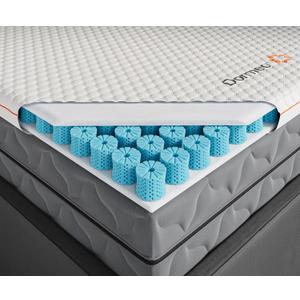 Dormeo Premium Queen Cooling Mattress Topper - 3", 3-Zone Octaspring Technology for Optimal Back Support, Anti-Slip Bottom (Queen)
