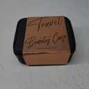 JUSRON Travel Makeup Bag With LED Mirror,Train Case with Light up Mirror, Portable Makeup Artist Organizer Bag with Adjustable Dividers, Makeup Brush Holder Storage(Black, Large)