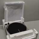 Crosley C100A-SI Belt-Drive Turntable Record Player with Adjustable Counterweight, Silver