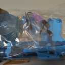 Automatic Electric Water Gun for Adults and Kids, Blue with LED Lights