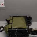 Collapsible Wagon Cart Foldable - Lightweight Portable Heavy Duty Folding Beach Wagons with Wheels - Outdoor Utility Carts for Grocery, Camping, Shopping, Sports with Large Capacity - Army Green