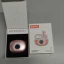 Wireless Earbuds, Bluetooth 5.4 Headphones Bass Stereo, Ear Buds with Noise Cancelling Mic, LED Display in Ear Earphones Clear Calls, IP7 Waterproof Bluetooth Earbuds for Laptop/Phones, Rose Gold