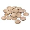 uxcell Wood Plugs, 50Pcs 45 x 35 mm - Beech Wood Button Top Plugs, Screw Hole Covers, Decorative Wooden Cover for Stair Chair Craft Furniture Woodworking