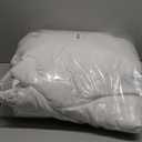 Lightweight Comforter Cooling White, All Season Duvet Insert Breathable Queen Size Summer Bedding, Soft Microfiber Cool Down Alternative Quilt with Corner Tabs, 88x88 inch