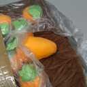 Interactive Dog ToysSqueak Carrot Snuffle Mat for Dogs Plush Puzzle Toys 2 in 1 Non-Slip Nosework Feed Games for Pet Stress Relief with 12 Carrots