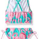 Kanu Surf Girls Daisy UPF 50 Beach Sport Halter Tankini 2-Piece Swimsuit