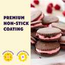 Wilton Gold Premium Non-Stick Warp-Resistant Bakeware, Made without PFAs, Large Cookie Sheet, 17.25 x 11.5 in,
