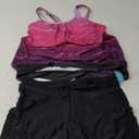 Tempt Me Two Piece Tankini Swimsuits for Women Tummy Control Bathing Suit with Shorts Athletic Swimwear XL