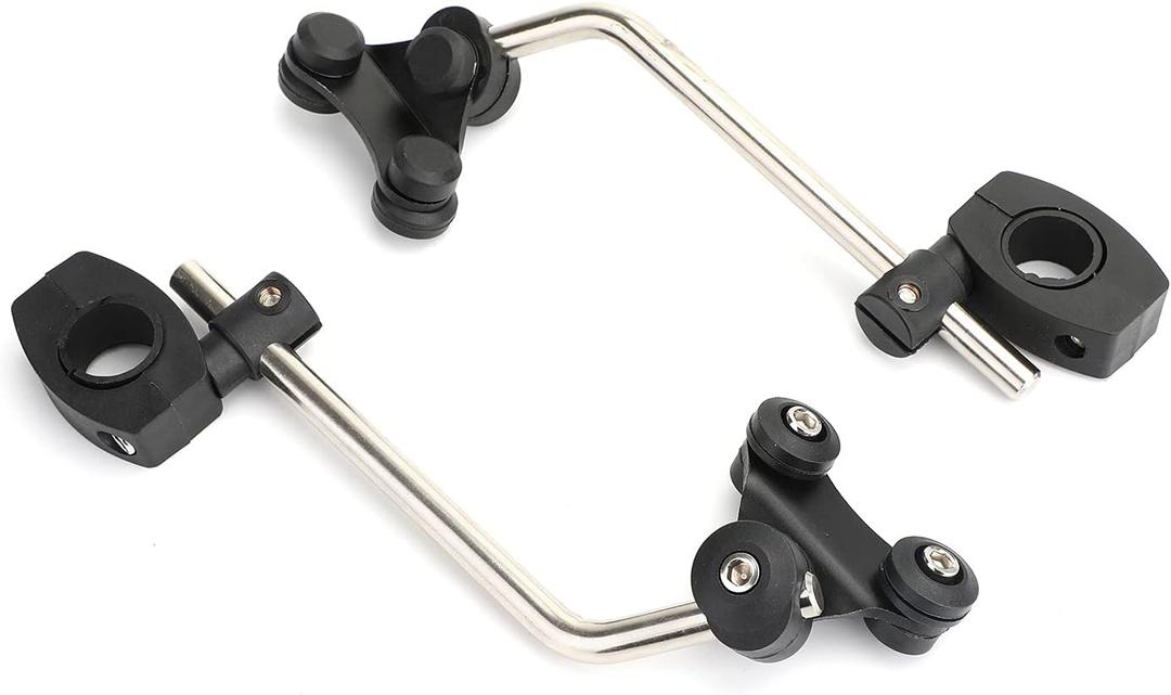 Motorcycle 7/8" 22mm Universal Windshield Mount Bracket, Bracket Standard Handlebar Windshield Mount Clamp for Motorcycles with 7/8" 22mm Handle Bar