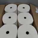 Genuine Joe Hardwound Roll Towels, White, 7" x 600', 6 Count