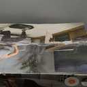 Area Rug 8x10 Washable Rug, Vintage Boho Medallion Rugs Non-Slip Soft Low Pile Large Distressed Rug Indoor Retro Carpet for Living Room Bedroom Dining Room Home Office (Beige, 8'x10')