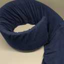 Vekkia King Bed Wedge Pillow for Headboard/Bed Mattress Gap Filler Wedge,Bed Gap Filler Close Gap (0-6"),Stop Pillow Falling Down-(Blue 76"x10"x6")