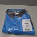 LULY YANG DSP Men's Active Polo - Long Sleeve (Blue) 5X