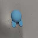 Teether Baby Teething Toy Rabbit Egg Rattle Toy Teething Pain Relief for Babies Boys Girls - Blue