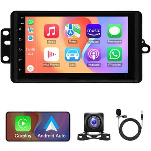 Car Stereo Radio Upgrade for 2003 2004 2005 2006 Chevrolet Chevy Silverado Impala Tahoe GMC Sierra Yukon, 7 IPS Touch Screen Radio Android 13 Wireless CarPlay/Android Auto GPS,Backup Camera, 2G+32G