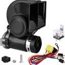 FARBIN 12V Horn Loud Air Horn Kit with Relay Train Horn for Truck Car Motoroycle Golf Cart Boat CRV Jeeps