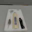 YUSWKO Beige Handheld Milk Frother Wand for Coffee, Rechargeable Electric Whisk with 3 Heads 3 Speeds Drink Mixer Coffee Frother For Latte, Cappuccino, Hot Chocolate, Egg