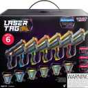 Squad Hero Set of 6 Rechargeable Laser Tag for Kids Teens & Adults - Boys Gifts - Blasters & Vest Sensors - Fun Ideas Age 8+ Year Old Toys - Lazer Teen Boy Game Boys & Girls Outdoor Teenage Activities