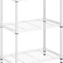 Honey-Can-Do 3-Tier Heavy-Duty Adjustable Shelves, Metal Storage Rack with 250-Lb Shelf Capacity, White, 14" W x 24" L x 30" H