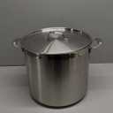 NutriChef 20 Quart Heavy-Duty Stockpot with Stainless Lid - Large Pot for Induction, Gas & Electric Cooktops, Perfect for Soups & Stews