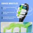 Replacement Toothbrush Heads 10 Pack Compatible with AquaSonic Black Series, Black Series Pro, Vibe Series, Duo Series Pro, Electric Toothbrush Heads for Sensitive & Normal Teeth