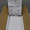 Small White Floating Shelves for Wall Decor, Wall Mounted Wood Shelf for Bedroom, Living Room, Bathroom, Kitchen, Nursery, Display Picture Ledge Shelf with Lip Set of 2-8 Inches, White