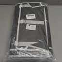 2 Packs 5-Tier Over the Door Organizer with 10 Side Mesh Pockets, 48 lbs Load Capacity, 3 Hooks Design, Hanging Storage Organizer with Clear Windows for Bathroom, Bedroom, Nursery, Kitchen-Grey