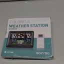 Weather Station Wireless Indoor Outdoor Thermometer: BOZYBO Digital Atomic Clock with Indoor/Outdoor Temp, Temperature Gauge Weather Clock with Calendar and Adjustable Backlight