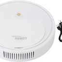 Pssopp Robot Vacuum Cleaner, 3 in 1 Intelligent Sensing Robot Vacuum Sweeper Mini Smart Sweeping Robot for Pet Hair Hard Floor