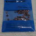 100PCS Gorgeous Black Stripe Rhodonite Natural Gemstone Loose Beads 8mm Smooth Round DIY Bracelet Necklace for Jewelry Making (Pink Black Rhodonite, 8MM) (8MM, Pink Black Rhodonite)