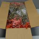 36 Pcs Artificial Mums Flowers Outdoor Plastic Fall Flowers Fake Mums Autumn Greenery Flower for Porch Window Box Farmhouse Thanksgiving Home Decor(36, Orange)