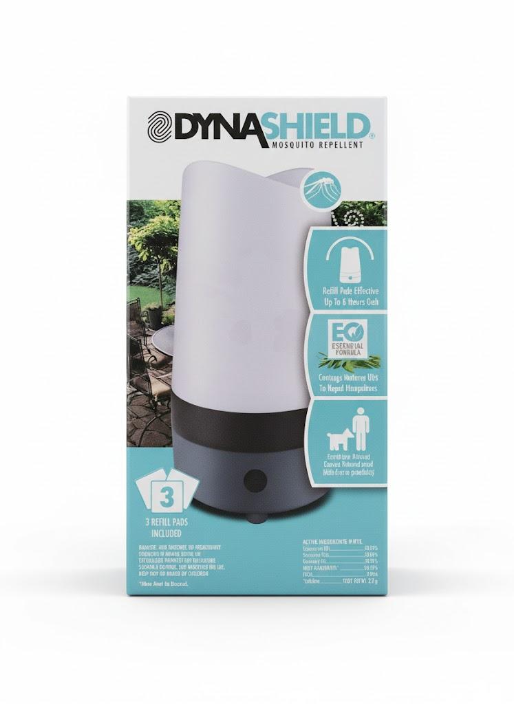 DYNASHIELD Mosquito Repellent Non Pesticide Portable Battery Operated