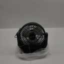 Supersonic SC-1076ERF Solar Powered Portable Fan with 6-Inch Fan Diameter, Adjustable 3 Wind Speed, Foldable Hanger Hook, LED Flashlight, Bluetooth, FM Radio, AUXUSB/mSD Inputs