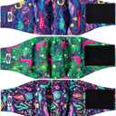 Tuiskusa Male Dog Diapers, High Absorbing Dog Belly Bands for Male Dogs, Washable Reusable Dog Male Wraps(5 Pack) (Large)