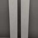 Solid Ash Wood Picture Ledge Shelf, 36 Inch Floating Shelves with Lip Set of 2, Photo Ledge Shelf Nursery Bookshelf Wall Mounted for Living Room Bedroom Decor, White