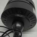 Ceiling Fans with Lights,36" LED Fan Light Hanging with Hook,Hook Type Ceiling Fan,Plug in Ceiling Fan Light,40W,3000-6500k,Remote Control,Portable Fan for Camping Bed,Patios,(Black)