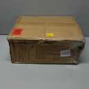 Sofeya Bar Stool Set of 2, 18.5 Inch Backless Round Faux Leather Stool with Metal Legs, Modern Stackable Upholstered Seated Short Bar Stools Chairs for Dining Room, Kitchen, Party, Brown