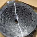 4 inch Tall Landscape Edging Kit 120FT Garden Edging with 210 Spikes for Lawn Edging and Flower Beds (Black, 120FT)