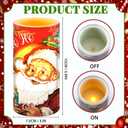 Retisee 3 Pcs Christmas Flameless Candles with Remote Timer Real Wax LED Flickering Pillar Candle White Cold Light Battery Operated for Home Window Xmas Gift Winter Holiday Decor(Red Green)