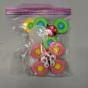 LiKee Strong Suction Cup Fidget Rotating Sensory Bath Toys for Baby Christmas Stocking Stuffers, Airplane Car Travel Table & Window Toys for Toddler Boys and Girls, 10+ Months